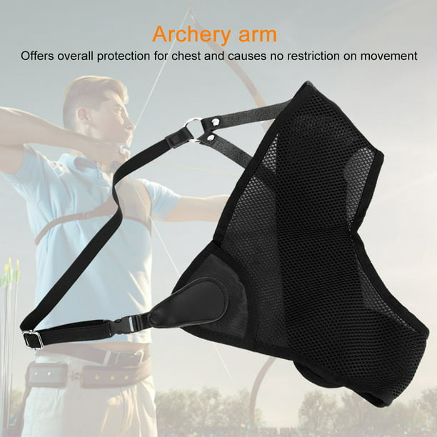 Lightweight Adjustable Archery Shooting Hunting Chest Guard Protector Accessory